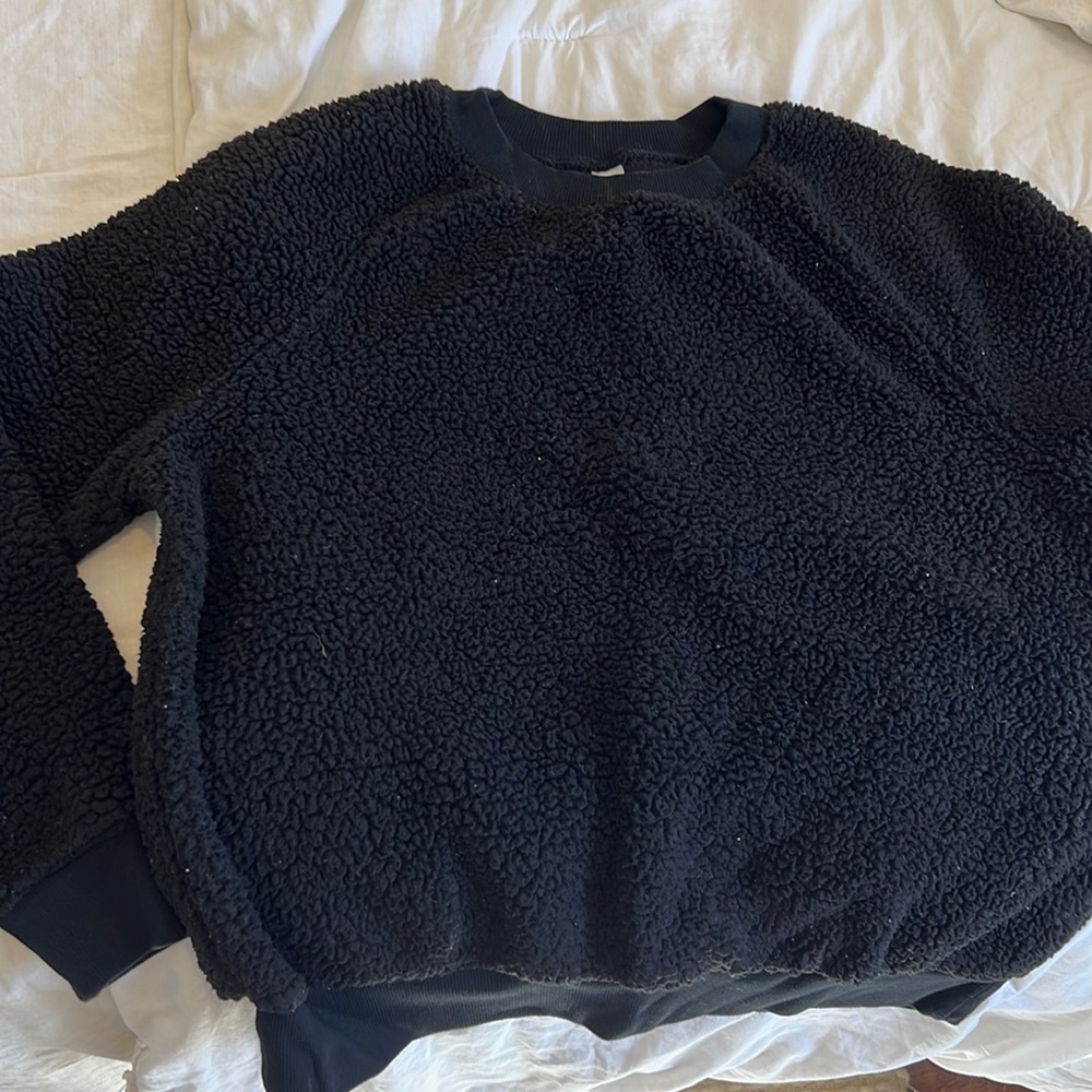 Sherpa crewneck- Old Navy, L Tall